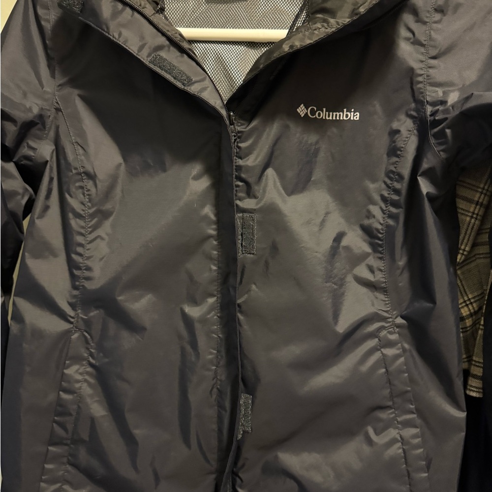Columbia Black Rain Jacket